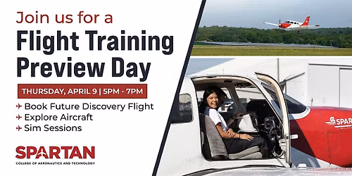 Flight Training Preview Day | Thursday, April 9