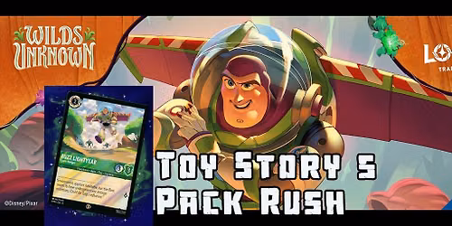 Lorcana Toy Story 5 Pack Rush Event