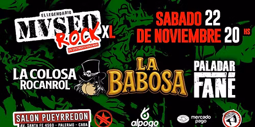 SAB 22\/11 \u2022 Mvseo Rock XL en Sal\u00f3n Pueyrred\u00f3n