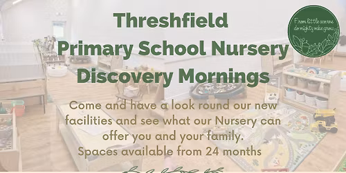 Threshfield Primary School Nursery Discovery Morning