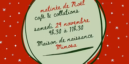 Matinée de Noël - Café & collations