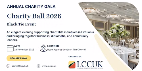 LCCUK Charity Ball 2026 | London | 28 November 2026
