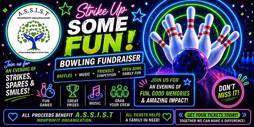 A fun-filled community bowling fundraiser supporting students and families