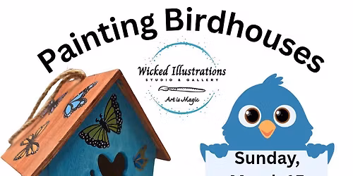 Painting Birdhouses