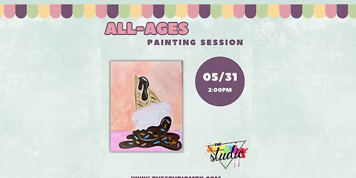 All-Ages Painting Session: Ice Cream \ud83c\udf66