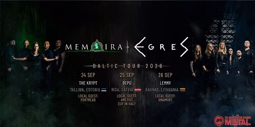 BALTIC BS TOUR: EGRES (FIN) + Memoira (FIN) + TBA at DEPO, Riga