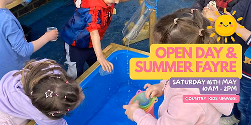 Summer Fayre & Open Day \u2600\ufe0f Country Kids Newark