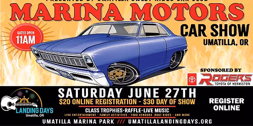 Umatilla Landing Days Marina Motors Car Show \u2013 2026