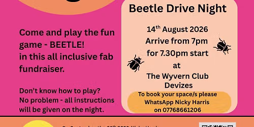 Nicky\u2019s Beetle\u2019s Drive Fundraiser 