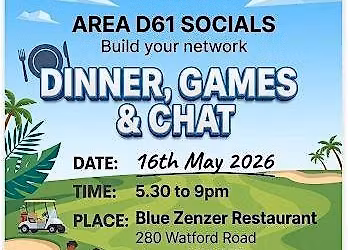 Pasta, Patter & Passion: The Area 61 Cross-Club Social