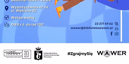 Gry Fabularne i Planszowe w Bibliotece Publicznej w Wawrze!