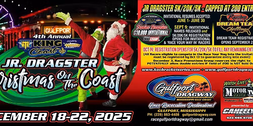 4th Annual BTE KOC Jr Dragster Christmas on the Coast. 