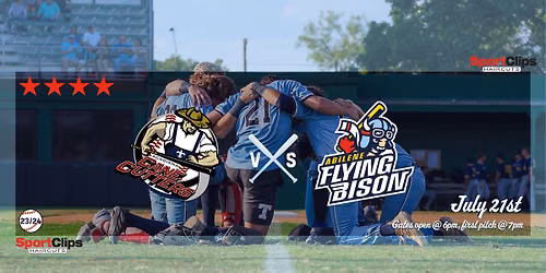 Acadiana Cane Cutters vs. Abilene Flying Bison