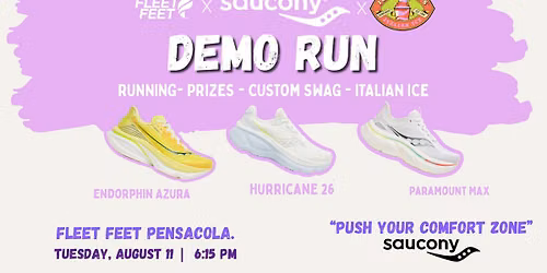 SAUCONY DEMO RUN!