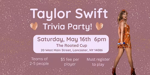 Taylor Swift Trivia Party!