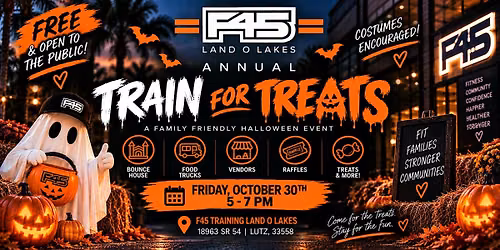 F45 LOL Annual Train For Treats Family Friendly Event
