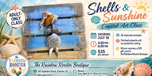 Shells and Sunshine Coastal Art Class
