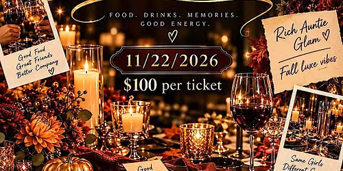 Chef Bagg Lee x House of Hands Presents: Friendsgiving
