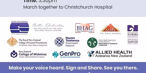 Christchurch Hikoi for our Health