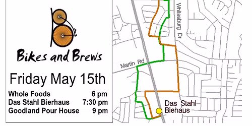 Bikes & Brews Bike Month May 15