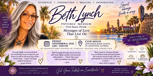 Spirit Speaks: With Beth Lynch - St. Augustine Florida