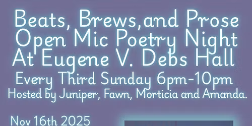 Beats, Brews, and Prose Open Mic Poetry Night