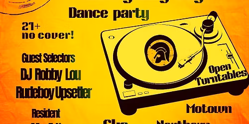 THE ROCKSTEADY LOUNGE FRIENDSGIVING DAY DANCE PARTY with OPEN TURNTABLES!