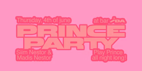Bar IDA \u2014 Prince Party! 