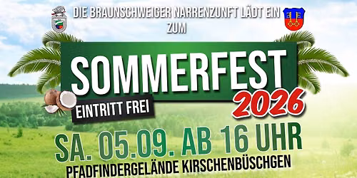 Sommerfest der Braunschweiger Narrenzunft 2026