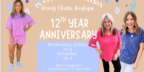 12th Year Anniversary - In-Store Celebration