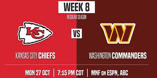 Kansas City Chiefs vs Washington Commanders