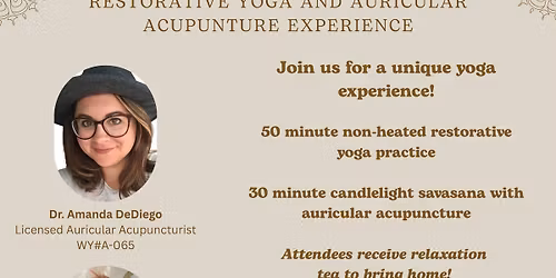 Relax & Restore: Yoga & Auricular Acupuncture