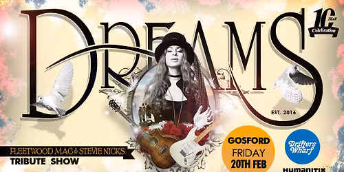 GOSFORD | DREAMS Fleetwood Mac & Stevie Nicks Show at DRIFTERS WHARF