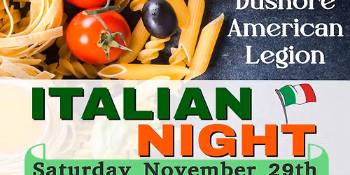 Italian Night Dinner