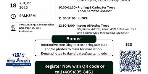 Tree Education and Health Worksop
