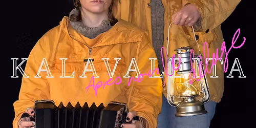 Tehtaan Salakapakka: KALAVALEITA - apr\u00e8s nous le d\u00e9luge 