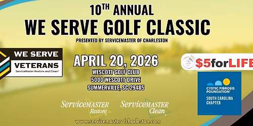 We Serve Golf Classic Presented by ServiceMaster of Charleston