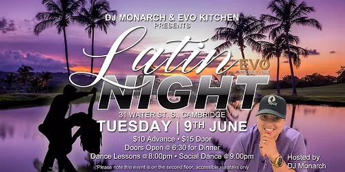 Latin Night at EVO Kitchen and Bar Hosted by DJ Monarch