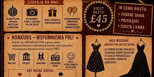 65-lecie Polskiego Klubu w Bury - Wiecz\u00f3r w klimacie PRL