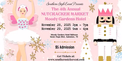 Nutcracker Market Moody Gardens Hotel