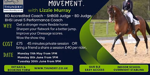 Lizzie Murray - Maximise Your Horses Movement