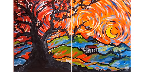 Van Gogh Dreams and Orange Skies - Paint and Sip in Denver | Classpop!\u2122
