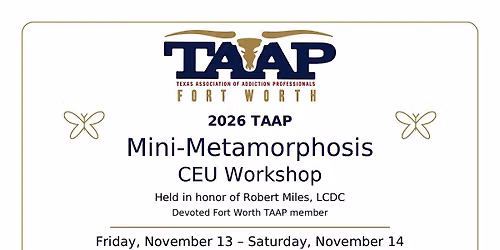 TAAP Mini-Meta CEU Workshop 2026