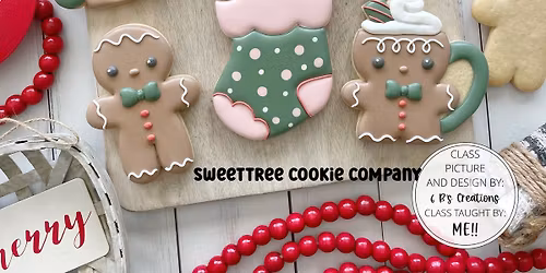 Gingerbread cookie decorating class