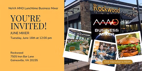 NoVA MNO JUNE  Lunchtime Business Mixer