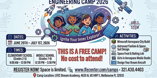 Free Girls in Aerospace & Engineering Camp