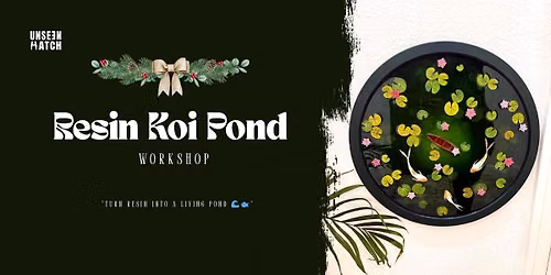 Resin Koi Pond Art