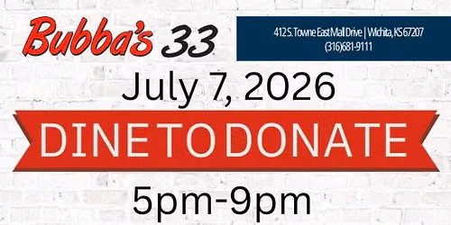 Dine to Donate at Bubba's 33 (Wichita)