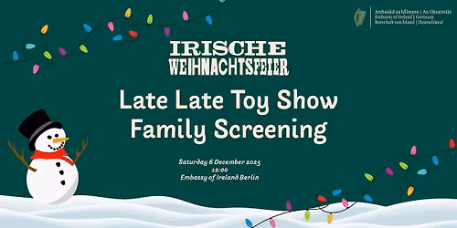 Late Late Toy Show Family  Screening