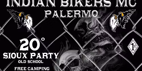 20\u00ba Sioux Party Indian Bikers MC Palermo 